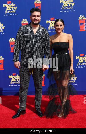 LOS ANGELES - JUN 15: Frankie Delgado, Jen Delgado at the 2019 MTV
