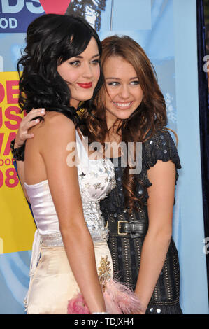 Katy Perry Miley Cyrus Editorial Stock Photo - Stock Image