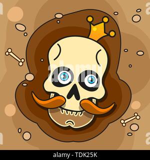 Archaeologists, Paleontologists Working On Excavations Or Dig A Layer Of Soil With A Shovel And Explore The Artifacts Found. The Study Of Human Fossil Stock Vector