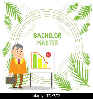 Handwriting text writing Master - Handwriting Text Writing Bachelor Master Conceptual Photo An Advanced Degree Completed After Bachelor S Is Degree Businessman Clerk With Brief Case S Tdk5t2 
