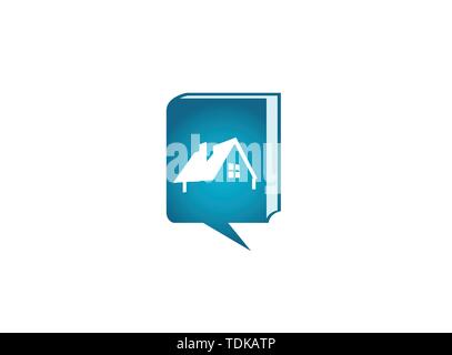 A small green home symbol with window and chimney for logo design illustration in a shape icon Stock Vector