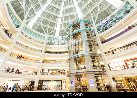 Shopping mall atrium Stock Photo