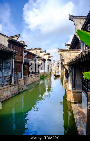 Jiaxing moon river historical block Stock Photo