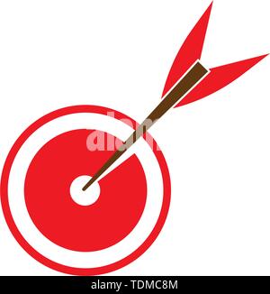 Target icon vector ilustration template Stock Vector