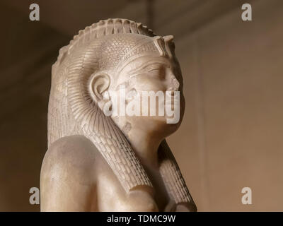 CAIRO, EGYPT- SEPTEMBER, 26, 2015: statue of amenirdis in the egypt in cairo Stock Photo