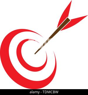 Target icon vector ilustration template Stock Vector
