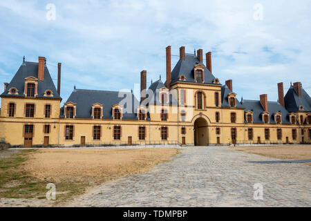 17th Century Baptistery Gate, Château de Fontainebleau, Seine-et-Marne, Île-de-France region of France Stock Photo