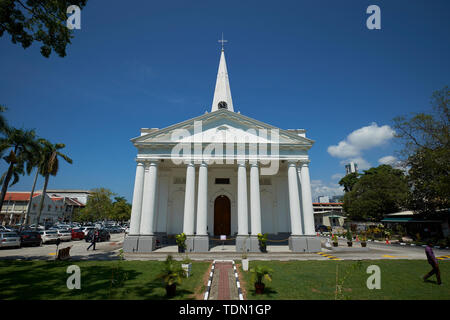 Exterior of St George's church in George Town, Penang, Malaysia. Stock Photo