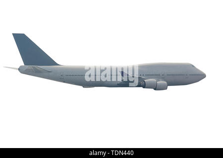 airplane isolated on the white background. Stock Photo