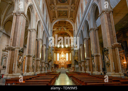 Cattedrale di Santa Maria Assunta, Via Duomo, Neapel, Italien Stock Photo