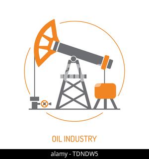 Oil industry Concept Stock Vector