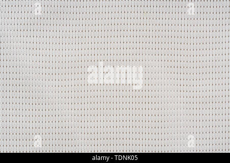 White sportswear fabric for clothing, footwear and sports equipment. Synthetic fabric texture Stock Photo