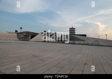 Construction and Extended Ground of Xi'an Expo Park Stock Photo