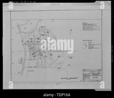 Photocopy of drawing. VEHICLE ASSEMBLY BUILDING MODIFICATIONS. NASA, John F. Kennedy Space Center, Florida. Drawing 79K05424, Seelye Stevenson Value and Knecht, March, 1957. SITE WORK, GENERAL AREA PLAN. Sheet 8 of 202 - Cape Canaveral Air Force Station, Launch Complex 39, Launch Control Center, LCC Road, East of Kennedy Parkway North , Cape Canaveral, Brevard County, FL Stock Photo