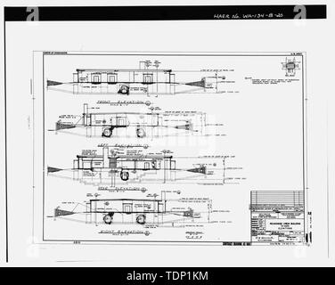 Photocopy of engineering drawing, April 10, 1958 (original drawing ...