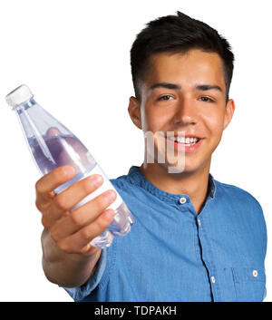 Hispanic boy water bottle hi-res stock photography and images - Alamy