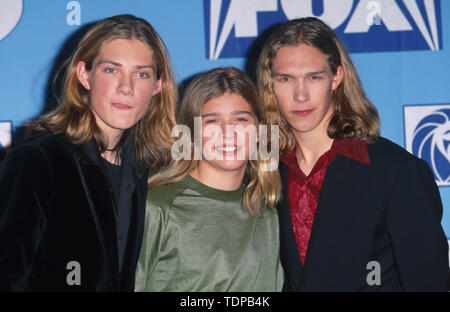 Dec 07, 1998; Las Vegas, NV, USA; Music group HANSON @ 1998 Billboard Music Awards. .  (Credit Image: Â© Chris Delmas/ZUMA Wire) Stock Photo