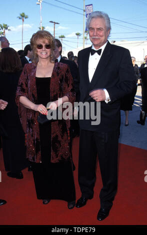 Mar 07, 1999; Los Angeles, CA, USA; Actress ANN-MARGRET and husband ROGER SMITH attend the 1999 SAG Awards..  (Credit Image: Chris Delmas/ZUMA Wire) Stock Photo