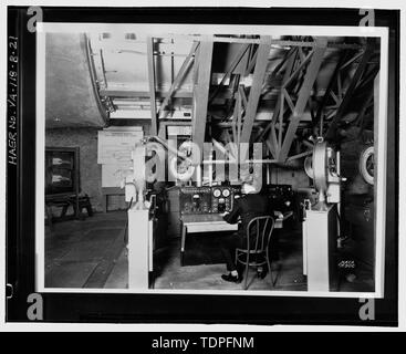 (original in the Langley Research Center Archives, Hampton, VA (LaRC)) (NACA 16900) DETAIL VIEW OF CONTROL-MONITORING STATION IN 8-FOOT HIGH SPEED WIND TUNNEL, c. 1930s. - NASA Langley Research Center, 8-Foot High Speed Wind Tunnel, 641 Thornell Avenue, Hampton, Hampton, VA; Wang, Charissa Y, field team; Durst, Donald M, field team; Herrin, Dean A, project manager; Lowe, Jet, photographer; Hardlines: Design and Delineation, delineator; Stewart, Robert C, historian Stock Photo