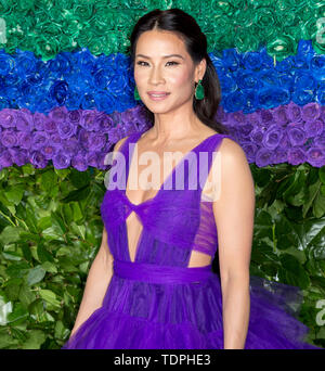 New York, NY - June 09, 2019: Lucy Liu attends the 73rd Annual Tony Awards at Radio City Music Hall Stock Photo