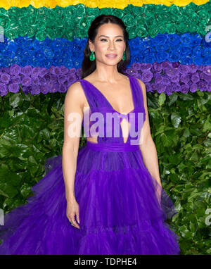 New York, NY - June 09, 2019: Lucy Liu attends the 73rd Annual Tony Awards at Radio City Music Hall Stock Photo