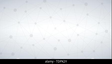 Internet connection, molecular abstract background. sense of science and technology graphic design. Vector background. Stock Vector