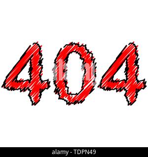Concept 404 Error Page or File not found, web page, banner, presentation, social media, documents, cards, posters. Stock Vector