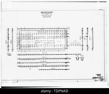 Photograph of a line drawing. '(PLAN LAYOUT OF) PART III, SECTION 1 ...
