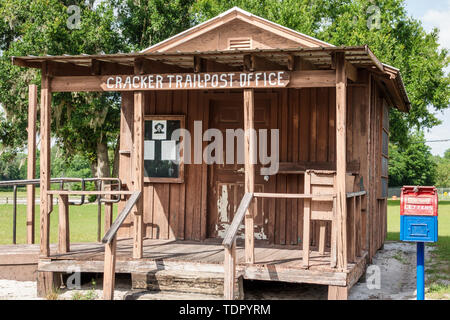 Florida,Zolfo Springs,Pioneer Park,Cracker Trail Museum,post office,old Florida,history,heritage,preservation,FL190510040 Stock Photo