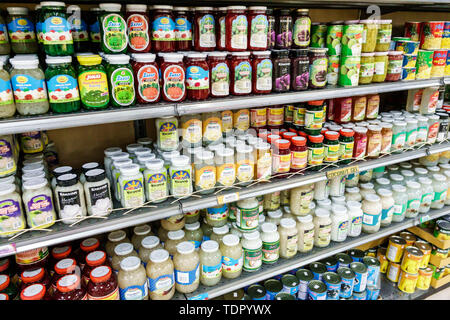 Orlando Florida,Little Saigon,Phuoc-Loc-Tho,oriental market,Asian Asians ethnic immigrant immigrants minority,general grocery store supermarket,shelf Stock Photo