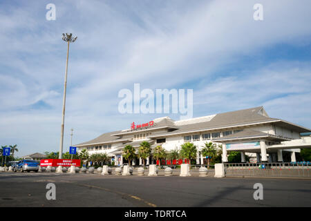 Hainan Haikou Railway Station Stock Photo