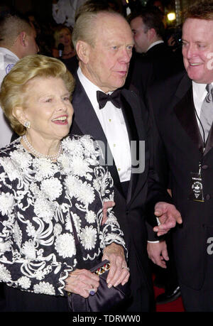 Oct 28, 2000; Los Angeles, California, USA; President GERALD FORD & his wife @ the Carousel of Hope. (Credit Image: © Chris Delmas/ZUMA Wire) Stock Photo