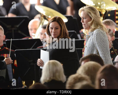 March 11, 2016 - Simi Valley, California, U.S. - MELISSA RIVERS arrives to the Nancy Reagan funeral held at the Ronald Reagan Presidential library. (Credit Image: Â© Chris Delmas/ZUMA Wire) Stock Photo