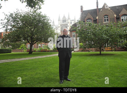 The Very Reverend Dr David Hoyle, who has been appointed the new Dean of Westminster, and will be installed on November 16, during a photo call at Westminster Abbey, London. Stock Photo