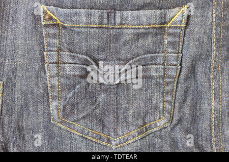 Dark Blue Jeans Pocket or Denim Pocket Background. Dark Blue Jeans Pocket or Denim Pocket Background for Apparel Design Stock Photo
