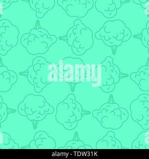 Farting pattern seamless. Fart background. Green gas Vector texture Stock Vector