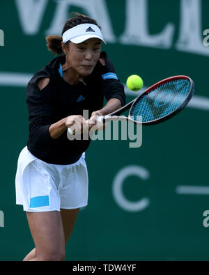 Qiang Wang during day six of the Nature Valley Classic at Edgbaston Priory Club, Birmingham. Stock Photo