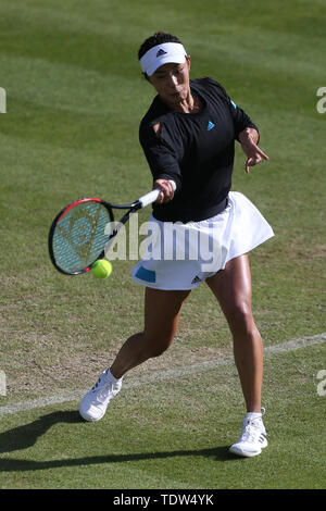 Qiang Wang during day six of the Nature Valley Classic at Edgbaston Priory Club, Birmingham. Stock Photo