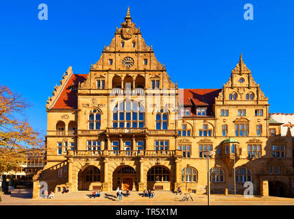 old town hall in Bielefeld, Germany, North Rhine-Westphalia, East Westphalia, Bielefeld Stock Photo