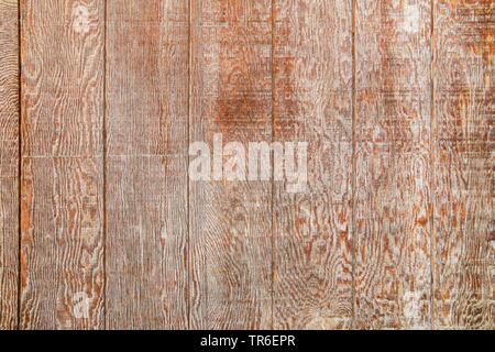 wooden wall of Valaisan style house, Switzerland, Valais Stock Photo