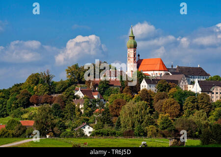 Monastery of Andechs, Germany, Bavaria, Oberbayern, Upper Bavaria Stock Photo