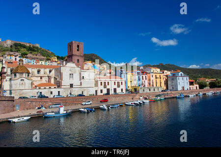 city of Bosa, Italy, Sardegna, Alghero Stock Photo