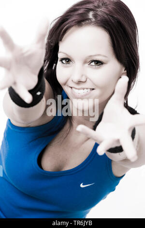 sporty woman Stock Photo
