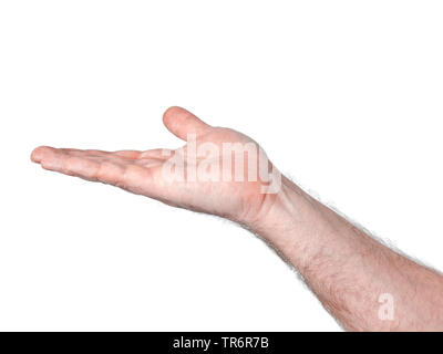 open male hand Stock Photo