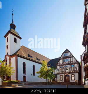 church St. Nikolai in the old city, Germany, North Rhine-Westphalia, East Westphalia, Hoexter Stock Photo