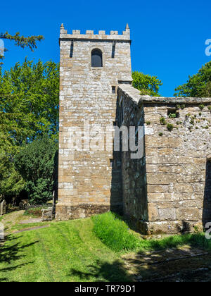 The disused Church of St Mary the Virgin closed 1826 Pateley Bridge North Yorkshire England Stock Photo