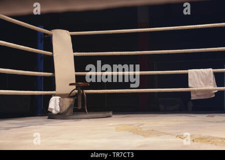 Download Boxing Ring Corner Rope Background | Wallpapers.com