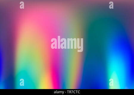 Spectrum abstract vaporwave holographic background, trendy colorful backdrop in pastel neon color. For creative design, web & print Stock Photo