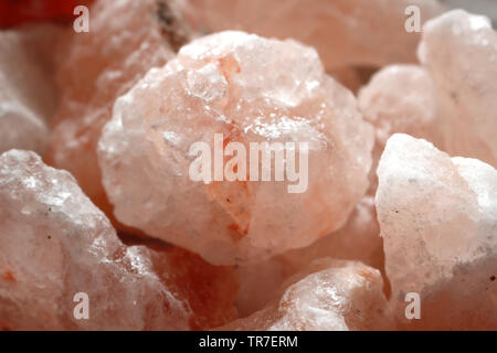 Close up of Himilayan Pink Salt Rocks Stock Photo