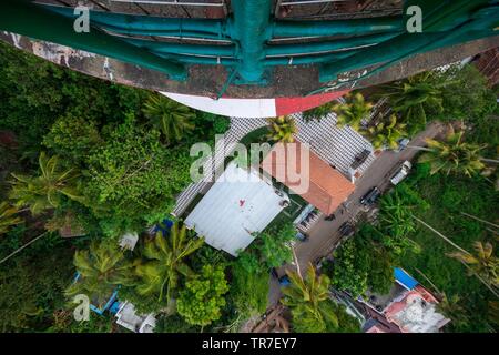 Kollam, Kerala, India - May 17, 2019: Image shoted from the top of Thangaserry light house Stock Photo